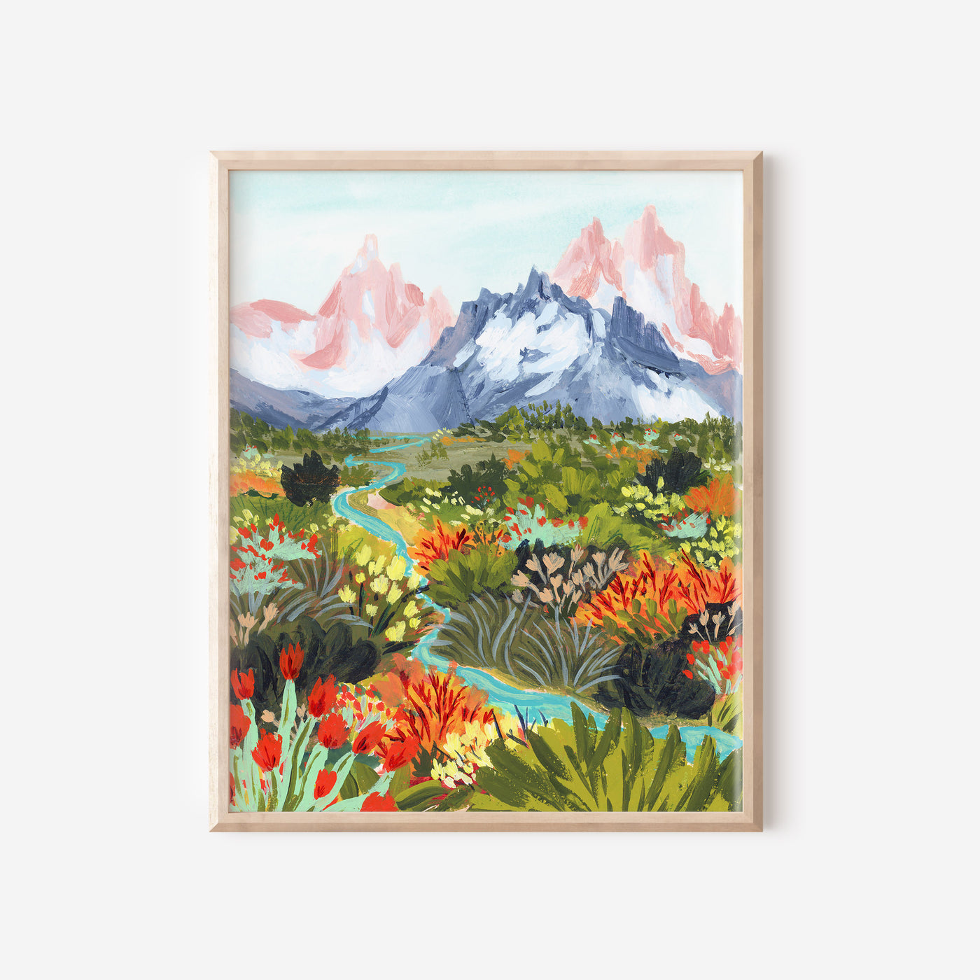 "Autumn Mountains" Art Print
