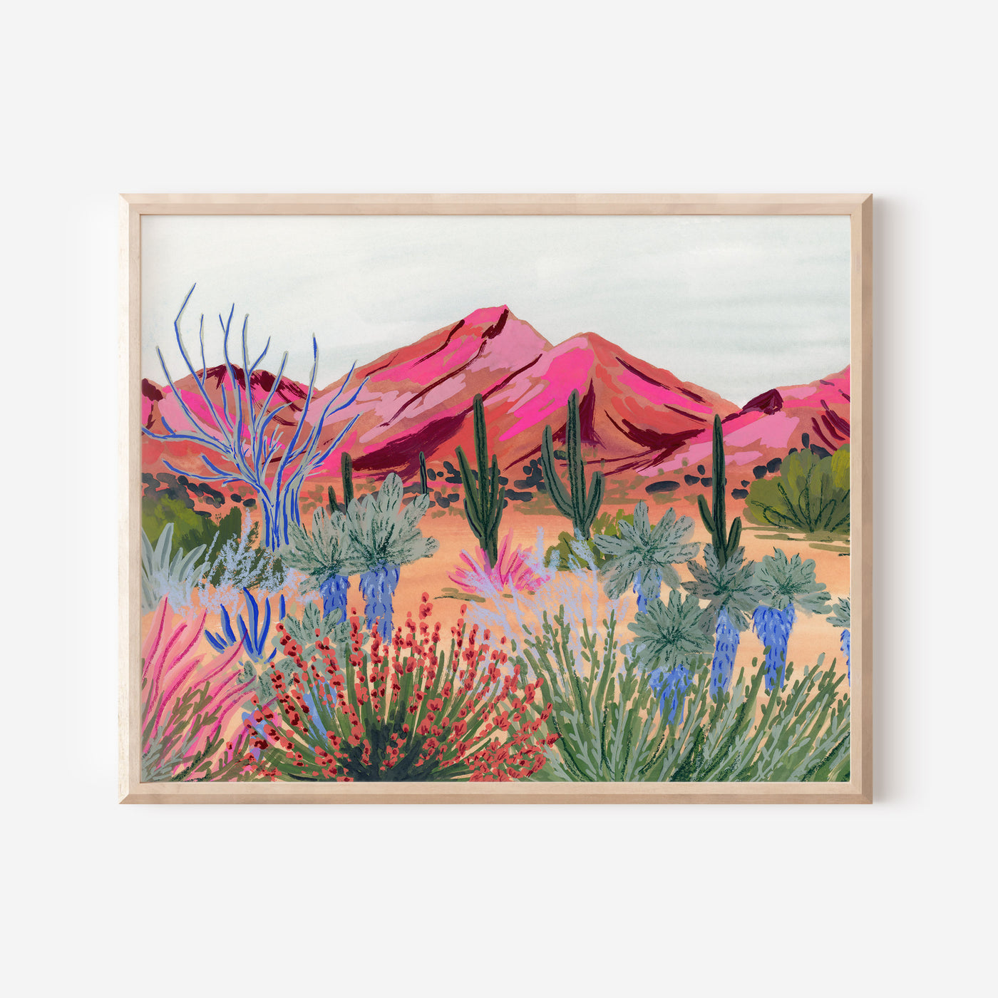 "Bright Desert" Art Print