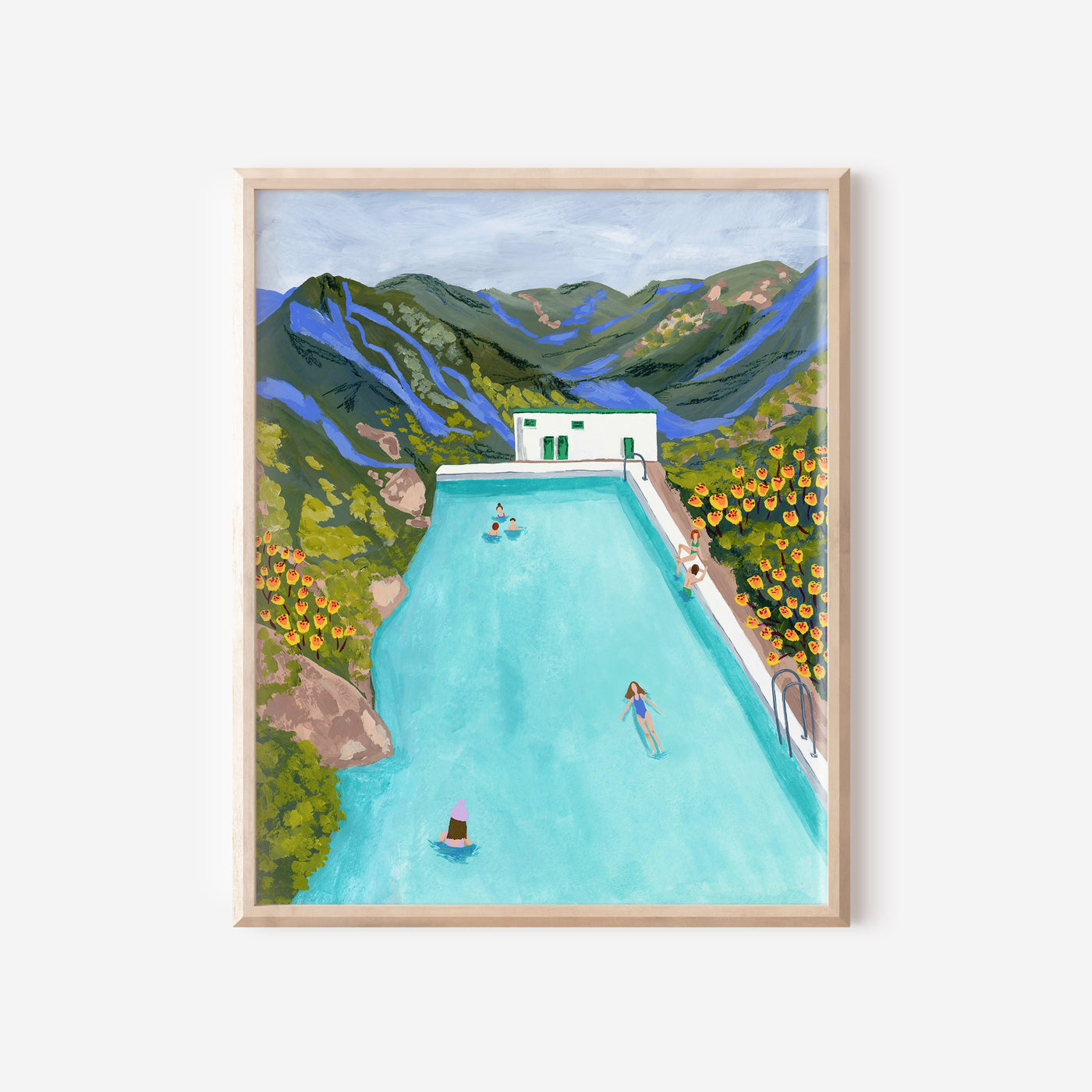 "Hot Springs" Art Print