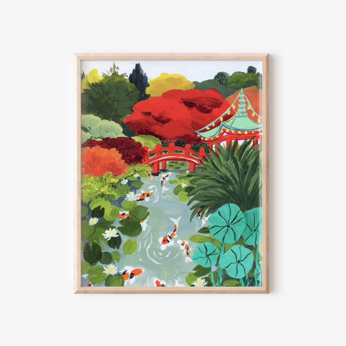 "Japanese Garden" Art Print