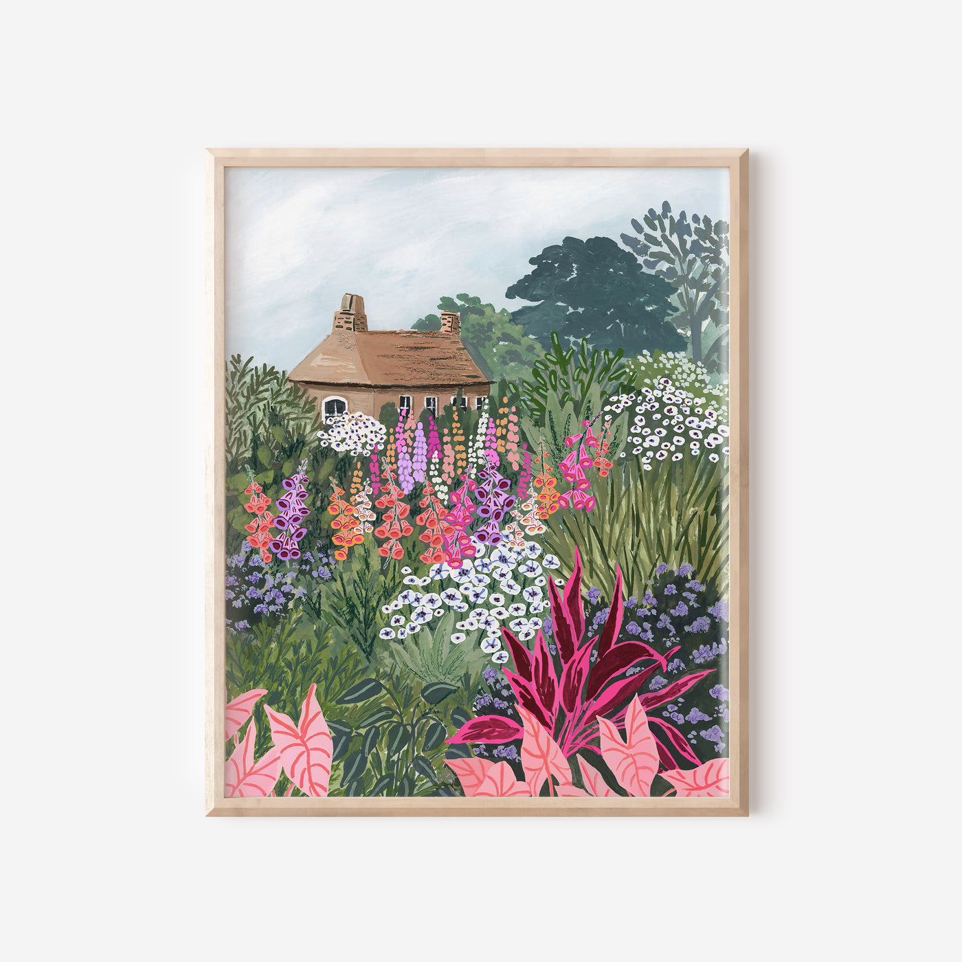 "Lush Garden" Art Print