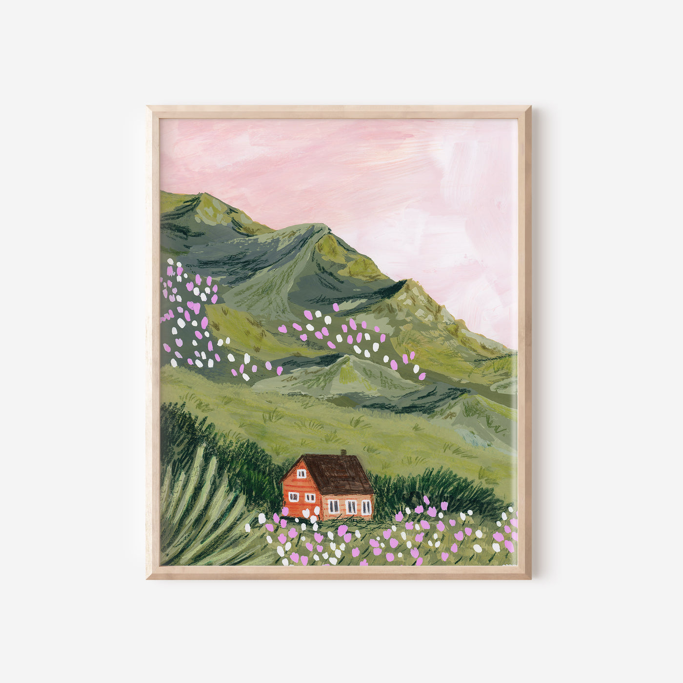 "Meadow House" Art Print